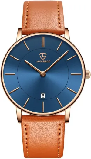 BEN NEVIS Watch, Mens Watch, Minimalist Fashion Simple Wrist Watch Analog Date with Leather Strap