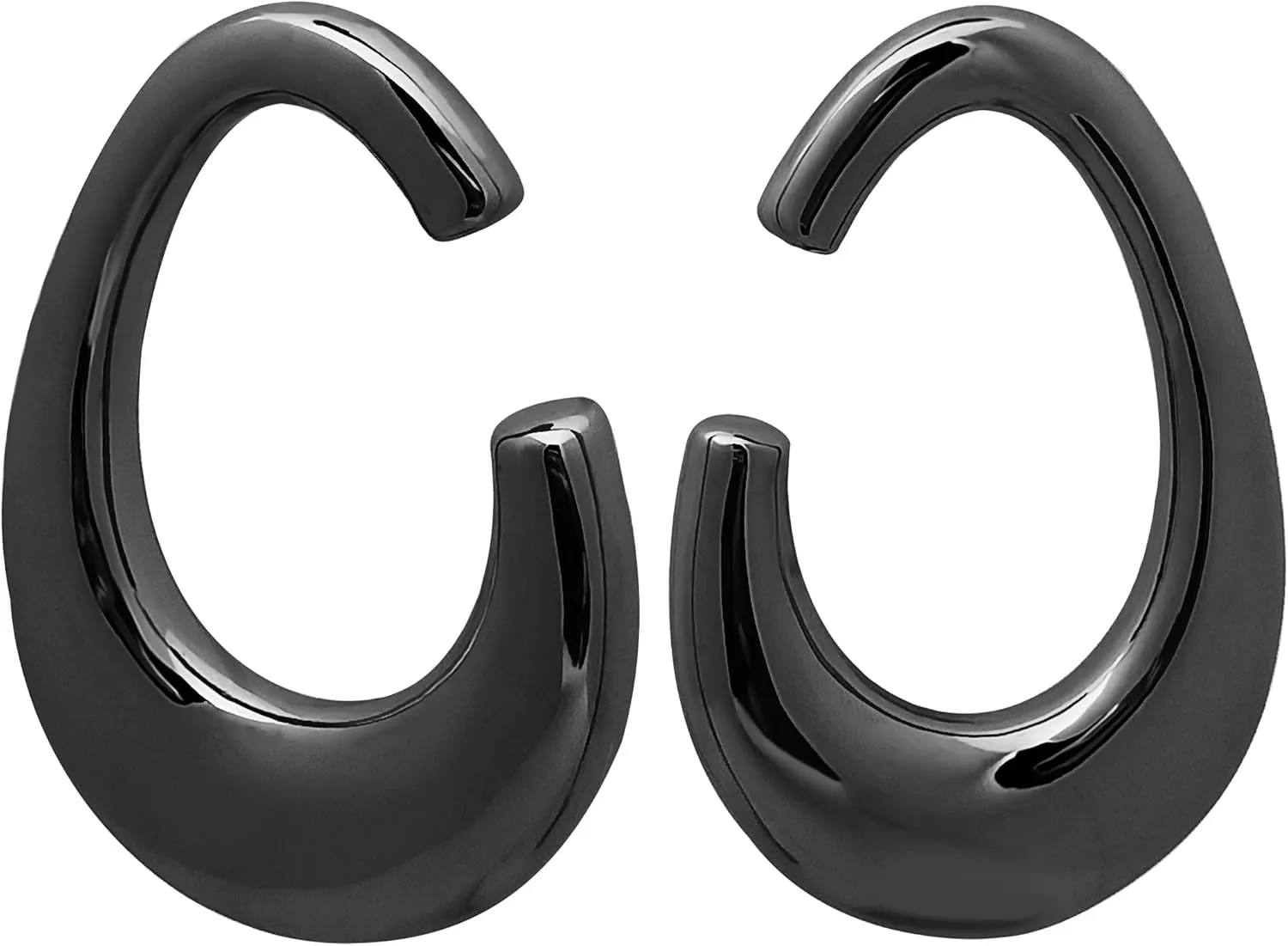 Ear Weights Gauges Heavy Hangers for Ear Tunnels Stainless Steel Weighted Ear Hangers Stretching Kits Gauges Replace Ear Tapers Set and Spirals Dangle Gauges Ear Plugs for Men and Women Size 2G fit Size 0G 00G
