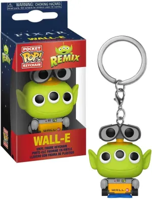 Funko Pop! Keychain: Pixar Alien Remix - Wall-E, Multicolour, 2 inches
