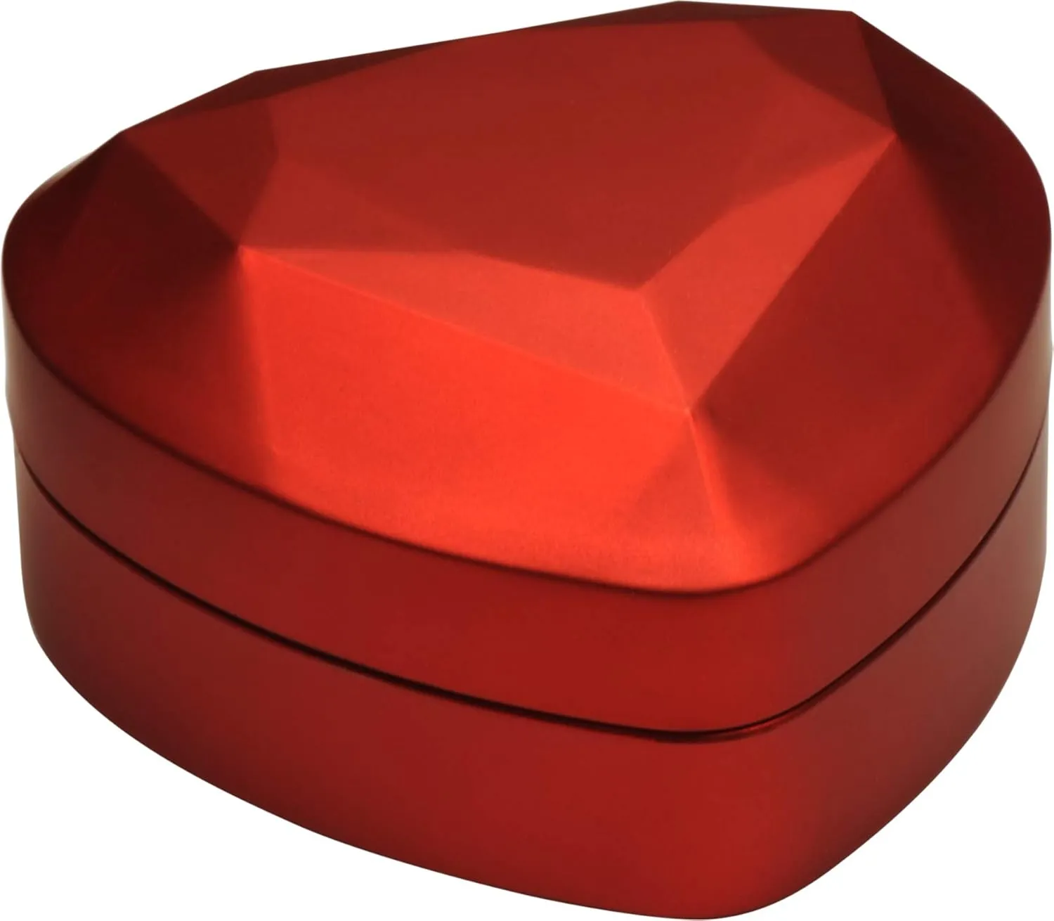 LED Red Necklace Pendant Box for Wedding, Engagement, Birthday, Valentine' Day, Mother's Day, Father's Day, Christmas...Luxury Heart Shaped Design LED Necklace Pendant Chain Jewelry Gift Box with