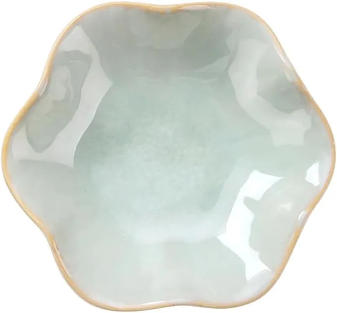 Lotus Leaf Shape Decorative Ring Tray, Small Key Bowl, Ceramic Trinket Tray Jewelry Dish Organizing Necklace Earrings, Home Decoration for Mom Best Friend Sister, Light Green.