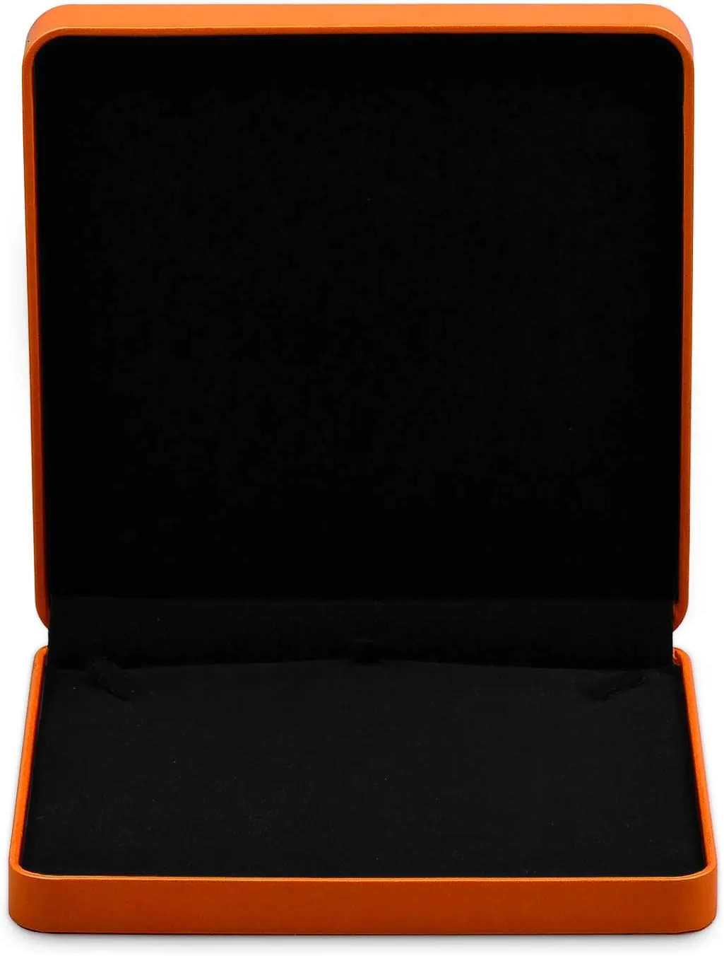 Oirlv Premium Leather Big Necklace Box Chunky Necklace Gift Box Showcase Jewelry Display Holder