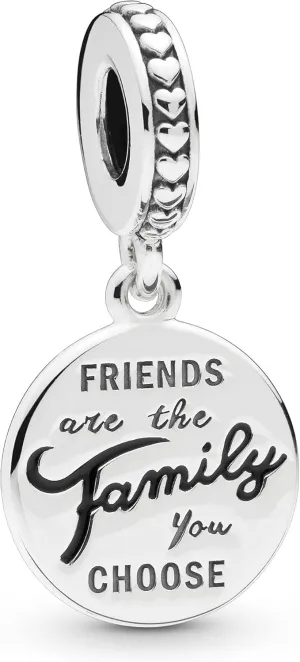 PANDORA Friends Are Family Dangle 925 Sterling Silver Charm - 798124EN16