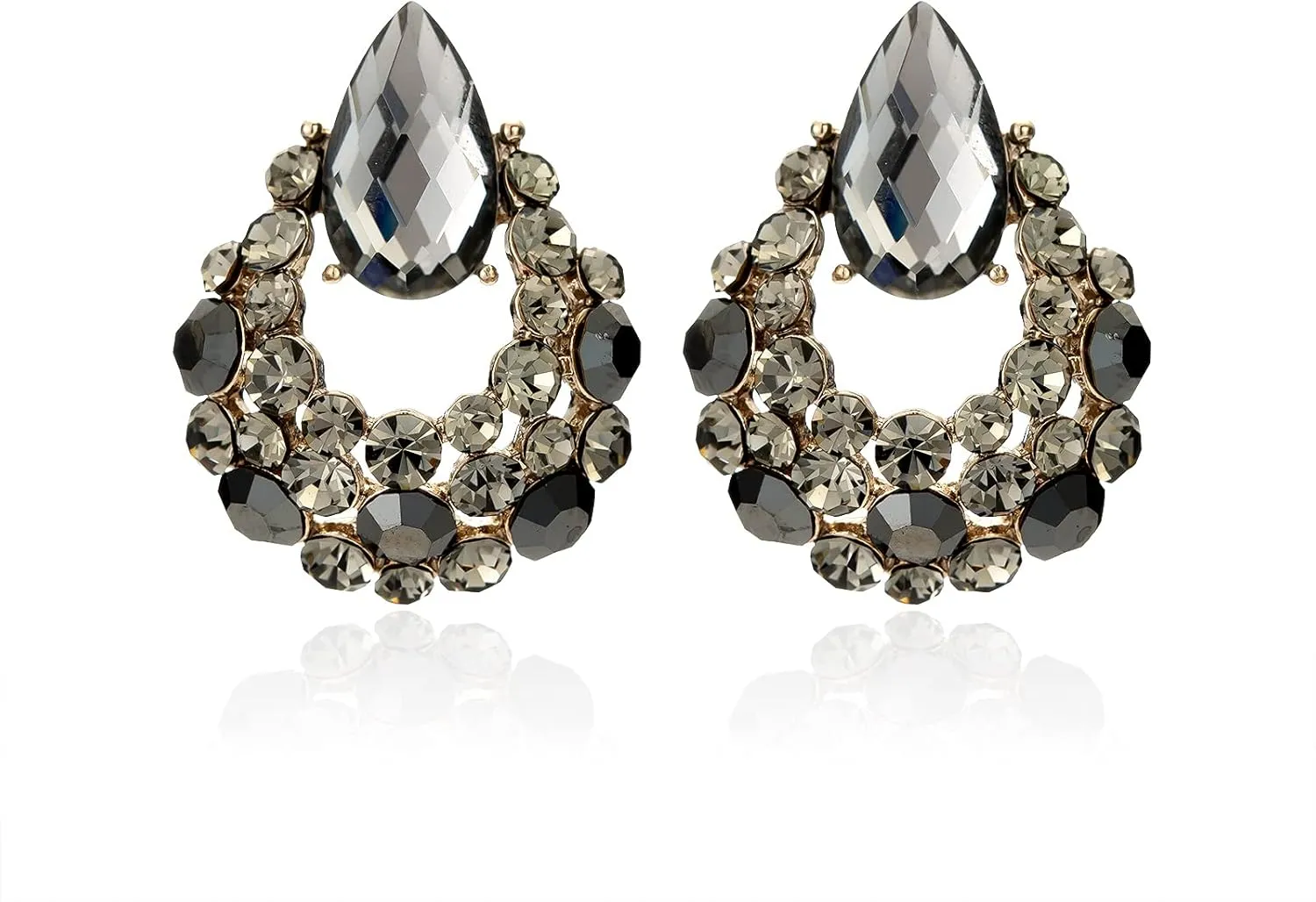 Womens Earring Drop Earrings Droplet Sterling Silver Statement Jewelry Gift